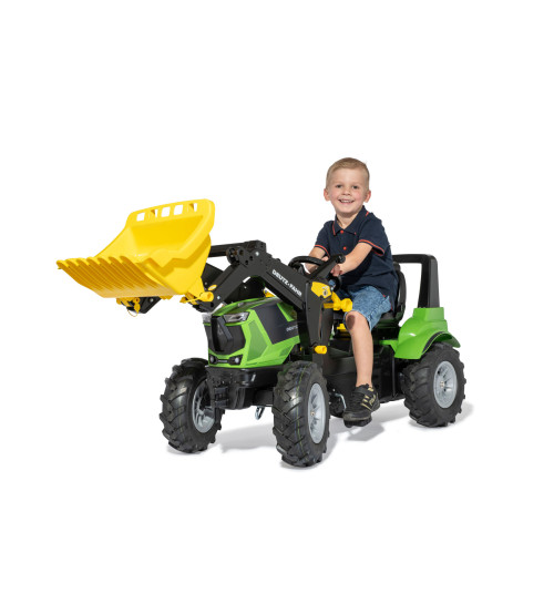 Traktors ar pedāļiem ar kausu un piepūš. riteņ. rollyFarmtrac Premium II Deutz 8280 TTV (3 - 8 gadiem ) Vācija 730094